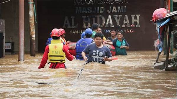 Komunitas Relawan Terdampak Banjir Jakarta Timur, Distribusikan Bantuan Sembako