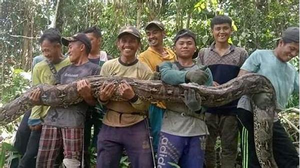 Viral! Video Penampakan Ular Piton Di Kebun Binatang Ragunan, Petugas Kewalahan
